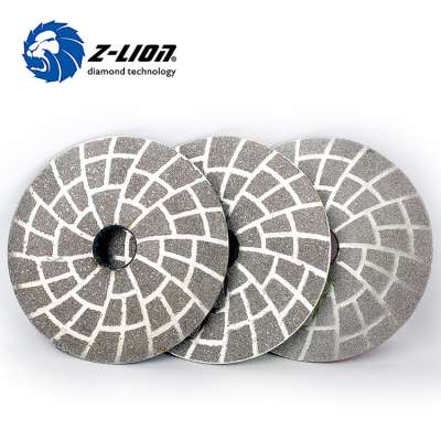 4" Vacuum Brazed Lippage Removal Diamond Grinding Polishing Pad Disc