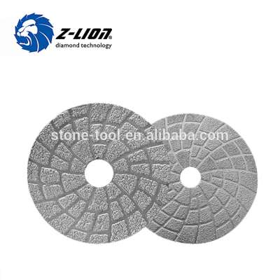 Vacuum Brazed Polishing Pads for stone polishing