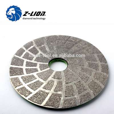 vacuum brazed diamond grinding pads for marble, granite, concrete polishing