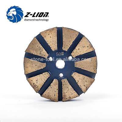 10 Triangles Diamond Metal Grinding Disc Floor Polishing Pads