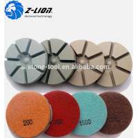 3 inch resin bond diamond dry concrete floor pads for floor polishing