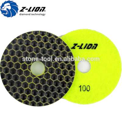 Z Lion Flexible Resin Bond Diamond Stone Fabrication Polishing Pads